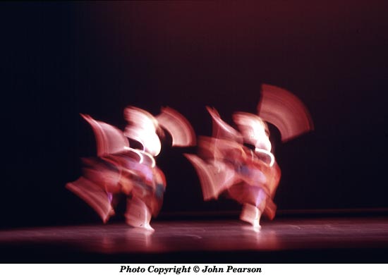 Two whirling dancers